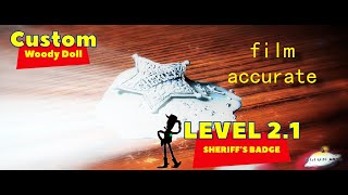 100% Handcrafted Custom Series: Sheriff Woody Doll (Toy Story) Level 2.1 "Sheriff's Badge Sculpt"
