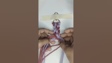 Step by step macrame braided wristlet Tutorial available on my YouTube channel go and check out 🧶