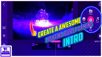 How to create a light burst gaming intro kaise banane || kinemaster|| kinemaster tutorial||OnAndroid