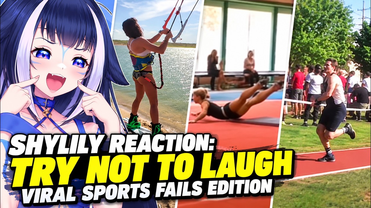 Shylily Reaction: Try Not To Laugh Viral Sports Fails Edition. #vtuber