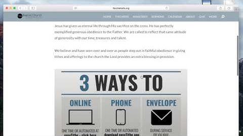 Easytithe Instructional