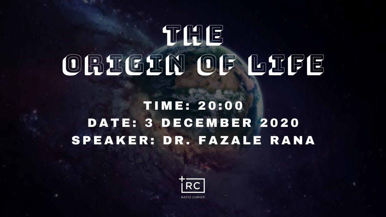 The Origin of Life - Dr. Fazale Rana - YouTube