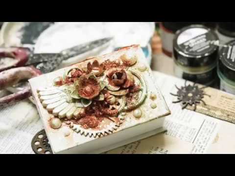 Mixed Media Minutes - Rusty Treasure Box with Finnabair - FB Live - YouTube