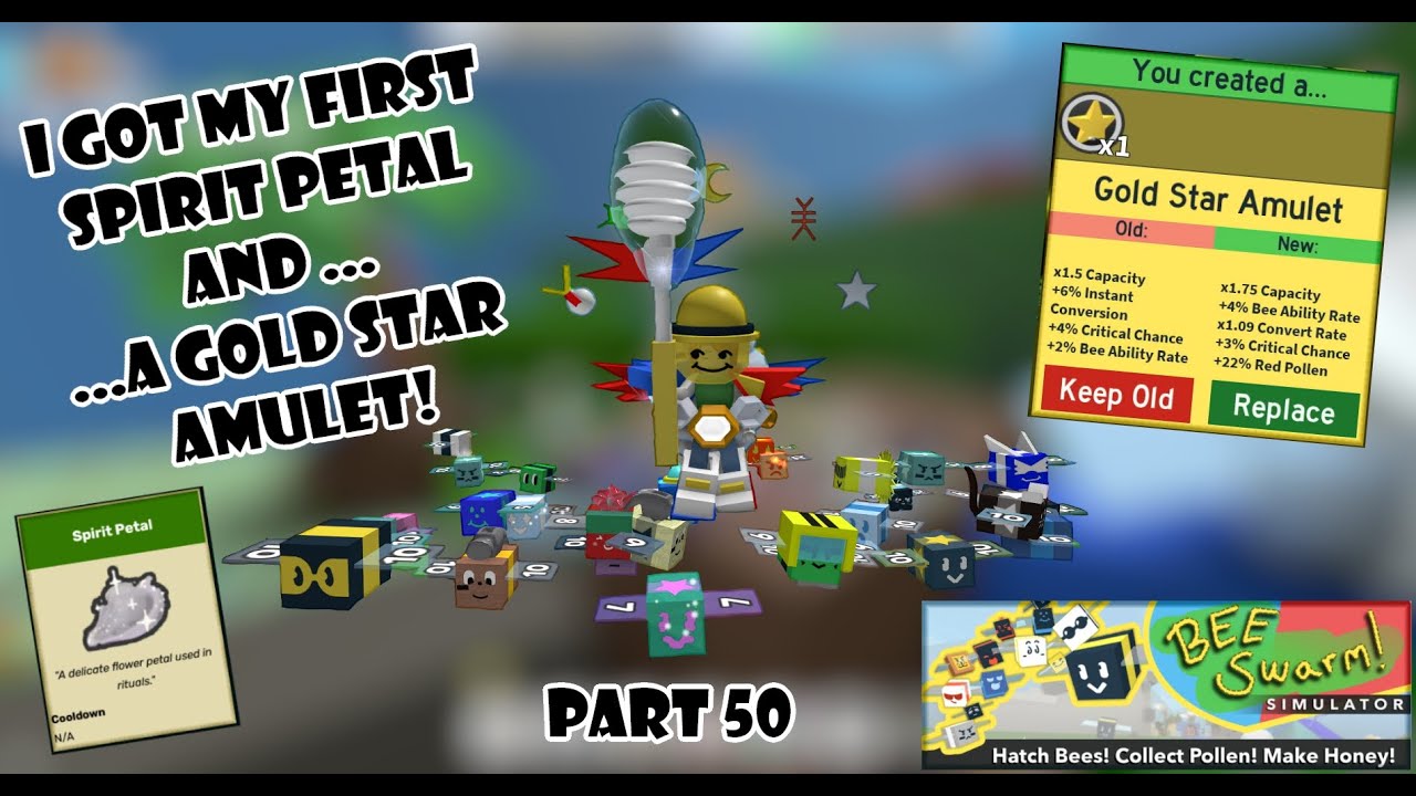 i-got-my-first-spirit-petal-and-a-gold-star-amulet-in-bee-swarm