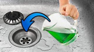 This Unclogs the Drain Better than a Plumber. Banish Clogs & Odors - Easy Drain Fix