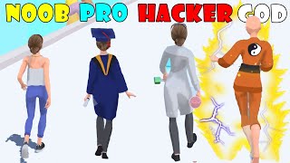 NOOB vs PRO vs HACKER vs GOD - Brain Run 3D