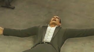 Majima gets the God Hand's full course (lucky him!)