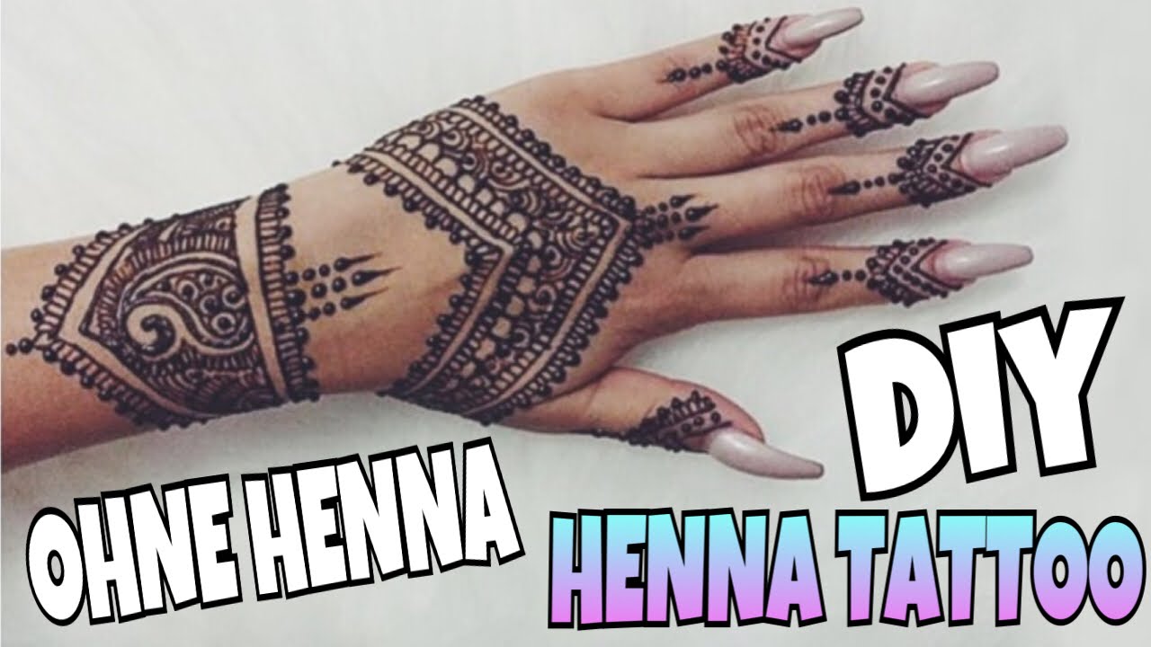 Diy Henna Tattoo Ohne Henna Temporares Tattoo Selber Machen L Annysbeauytsecret Youtube