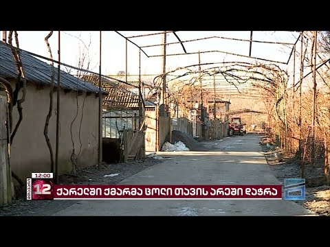 ქარელში ქმარმა ცოლი დაჭრა