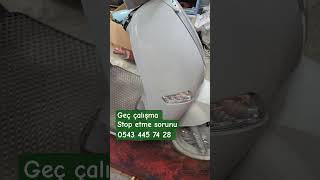 Arora Cappuci̇no 125 Geç Çalışma Stop Etme Sorunu