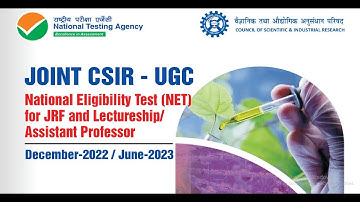 Joint CSIR - UGC NET 2023 Information bulletin//Application Process #csir #csirnet #chemicalsciences