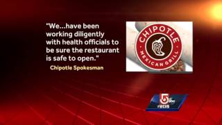 Chipotle expected to reopen Wednesday