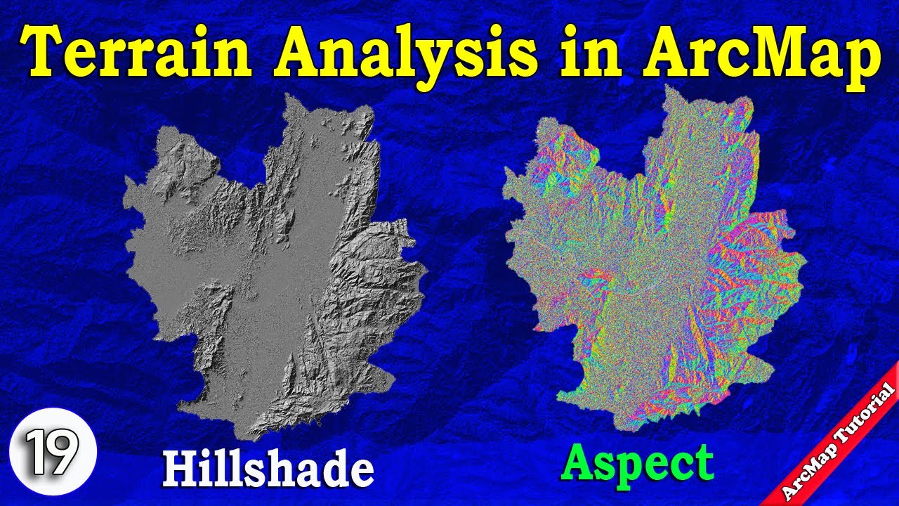 Hillshade & Aspect from DEM in ArcMap | Complete Terrain Analysis Guide ...