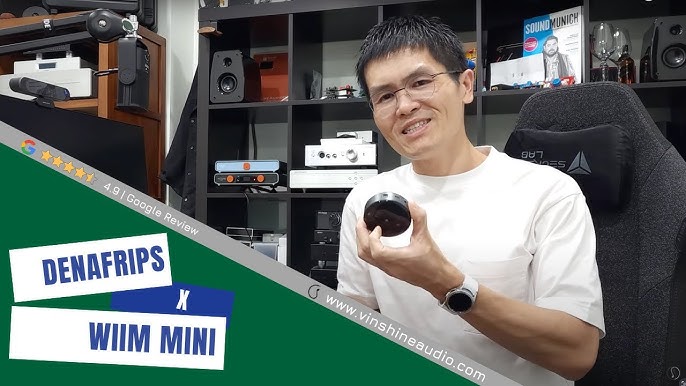 WiiM Mini AirPlay2 Wireless Audio Streamer, Multiroom Stereo