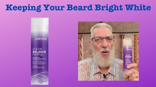 Whitening Your Beard: I Tried Joico's Color Balance Purple Shampoo And Here's What Happened