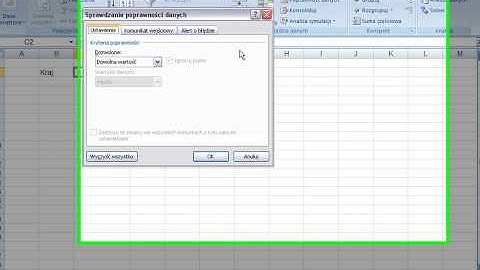 Excel - Sztuczki - Lista rozwijana - HD