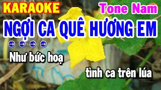 Information Karaoke Ngợi Ca Quê Hương Em Tone Nam Nhạc Sống Cha Cha Dễ Hát | Nhạc Sống Hải Tiên Update