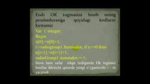 10 sinf informatika RadioGroup