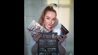 ASMR- My New Books (page turning,reading,whispers&page scratching)