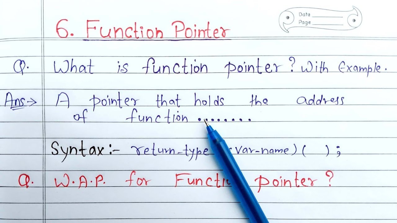 assign function pointer to another function pointer