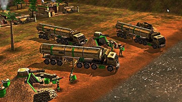 GLA Toxin 1 vs 2 USA Commander in Chief - C&C Generals Continue