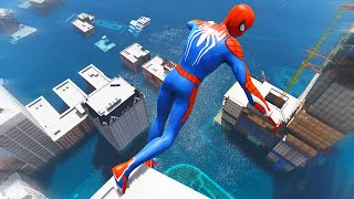 GTA 5 Ragdolls Spiderman Jumps/Fails (Euphoria Physics/Compilation) 34