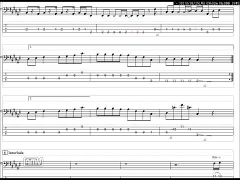 Do As Infinity　BE FREE　ベースTAB譜