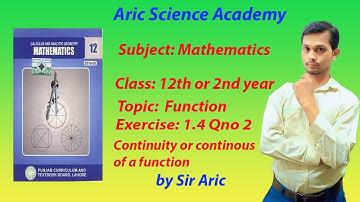 2nd year math ex 1.4 q2_class 12 Maths chapter 1 exercise 1.4 Qno2  || function and its limits