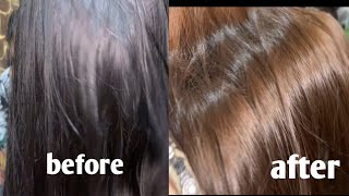 direct lifting with clear tone no bleach used/anil blue secrets