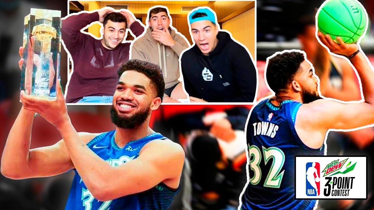 REACCIONANDO al CONCURSO de TRIPLES🎯 de la NBA 2022 *Un pivot supera el récord?*