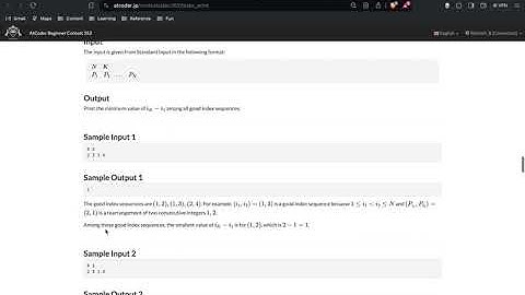 AtCoder Beginner Contest 352 | Solved A - D