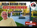 Professional resin bound garden patio surface kola construction customer review mr pike dorset