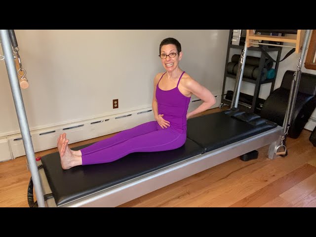 Sliding on the Mat in Pilates Exercises with Shari Berkowitz & The Vertical  Workshop 