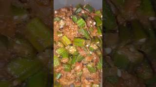 bhindi murghi (Okra Chicken)#food #easyrecipe #homemade #shortvideo