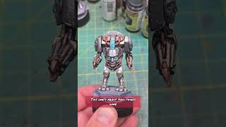 Anachrony Mechs on the table! These ones are giving Convergence of Cyriss vibes