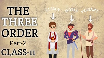 The three orders history | Part-2 | Class 11 history three orders animation