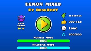 Demon Mixed - Geometry Dash - by RealOggY - My 10th. Easy Demon!