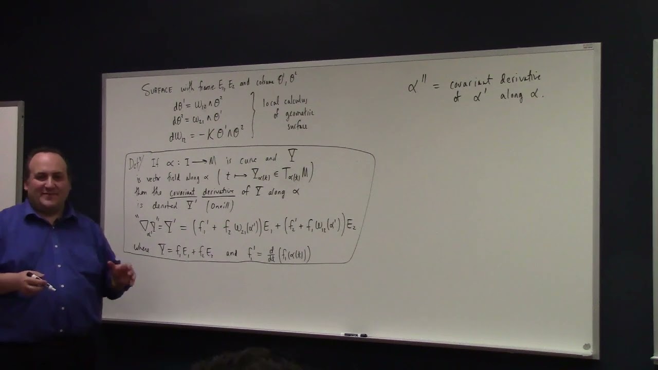 Manifolds: Gauss Bonnet Theorem and geodesic triangles, 4-30-24 part 1