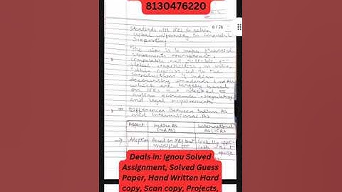 BCOC 131 handwritten solved assignment 2024-25 in English | BCOC 131 assignment 25| @toshibarais