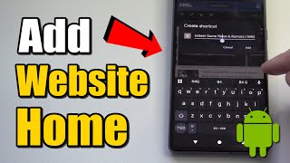 How to Add a Website to your Home Screen on Android Phone (Best Method)