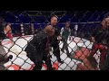Bellator official pulls the stool away from an injured michael chandler