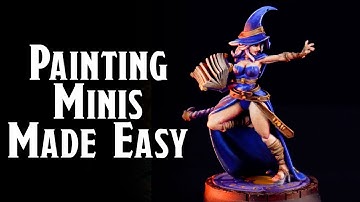 Painting 3D Printed Models for D&D