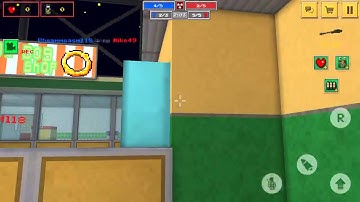 [Block Force - Pixel Style Gun Shooter Game] The noob glitch with a bomb