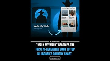 AI-Generated Song "Walk My Walk" Hits No.1 on Billboard. Music Will Never Be the Same.