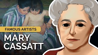 Female Impressionist MARY CASSATT - Artist Bio + Speedpaint
