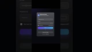 Full code Link in bio and description for Glassmorphism Login Page #htmlcss #webdevelopment