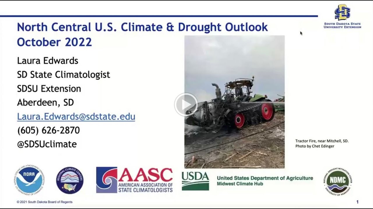 North Central U.S. Climate and Drought Summary and Outlook - YouTube