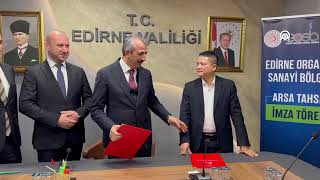 Çinli Patron Edirnede 1660 Kişi Istihdam Edecek