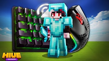 Keyboard + Mouse Sounds ASMR - Hive Skywars (Minecraft Bedrock)
