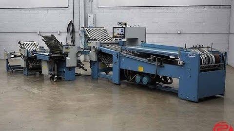1997 MBO B26 Continuous Feed Paper Folder